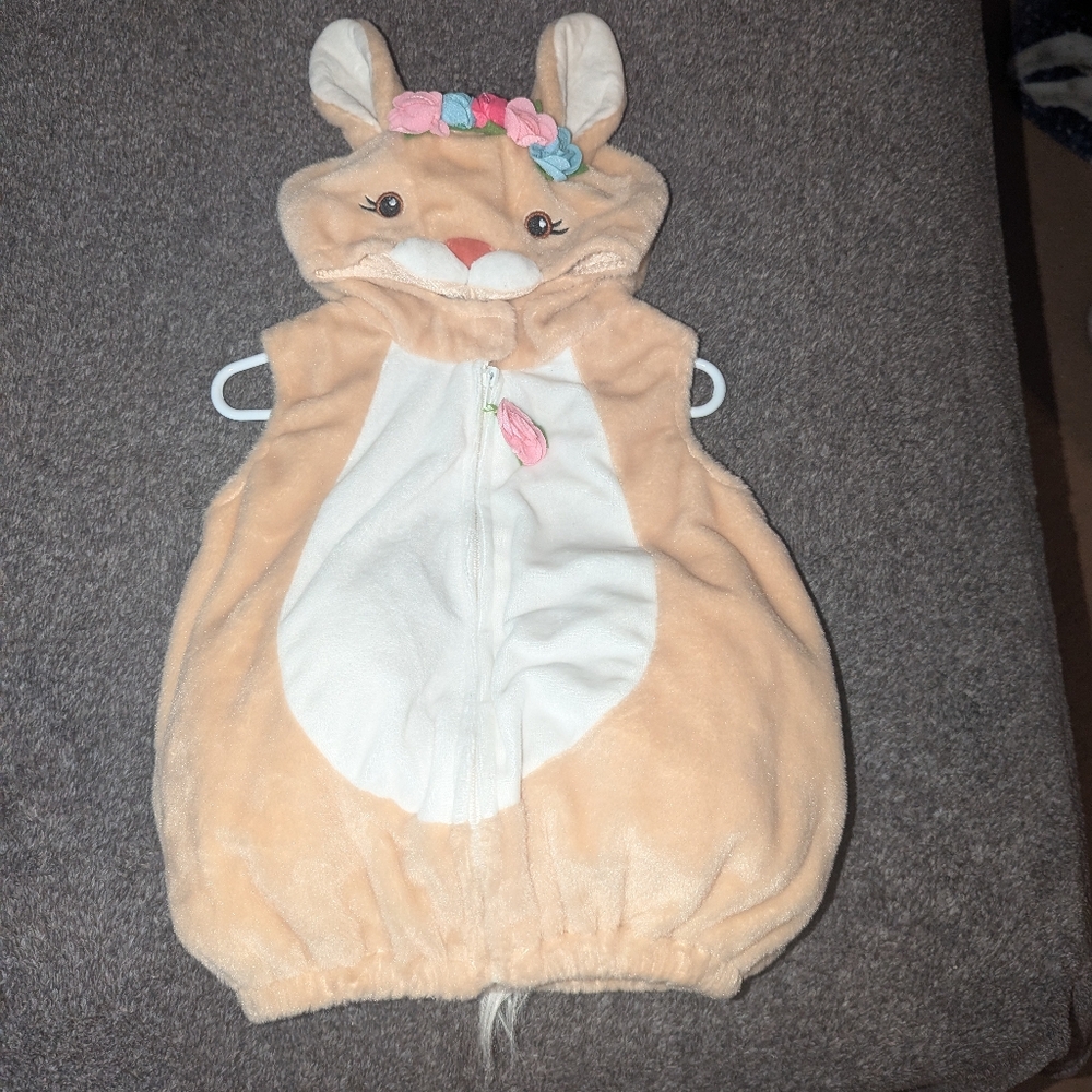 Dream play Imagine brown bunny vest hooded size 12 months
